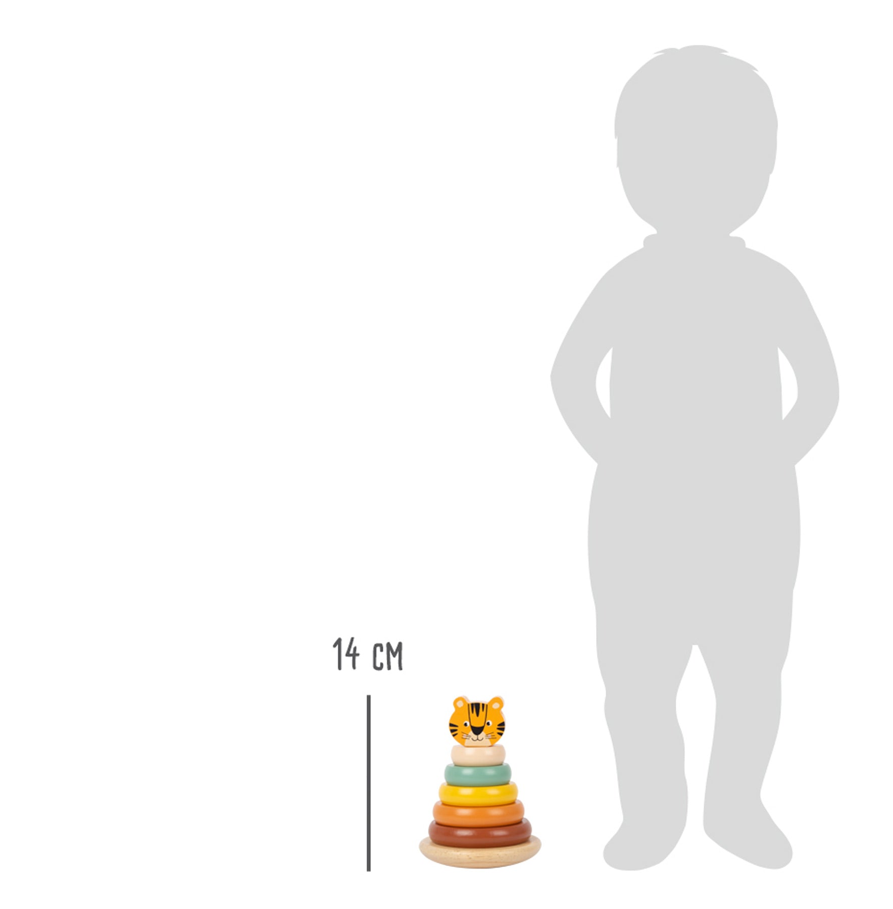 Tiger toranj za slaganje „Safari“ - slika 5