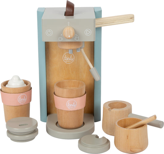 Set aparat za kavu "ukusan" | Paket sadrži aparat za kavu, dvije kapsule, šalicu za van, šećernicu, žlicu, vrč za mlijeko i d