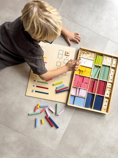 Kutija za učenje matematičkih štapića s brojevima "Educate" - slika 4