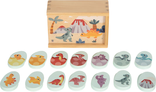 Memorija "Dino" | Paket sadrži 28 memory kartica, idealnih za igru pamćenja i zabavu za sve uzraste. (broj dijelova: 28)