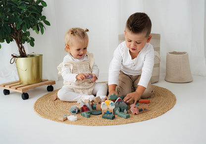 Drvene građevne kocke "Dino" - slika 3
