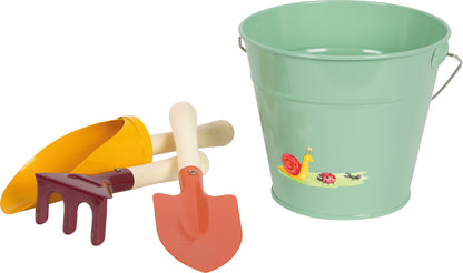 Set vrtnih lopatica s posudom "Mali vrt" | Materijal: metal