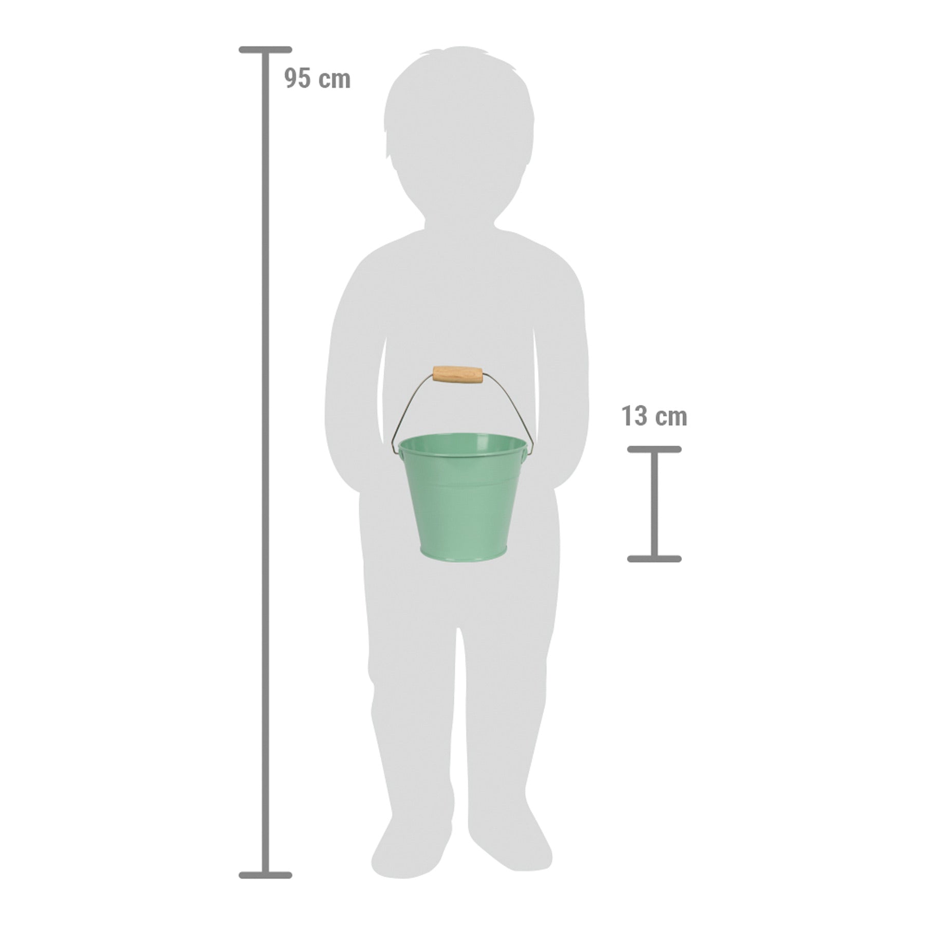 Set vrtnih lopatica s posudom "Mali vrt" - slika 8