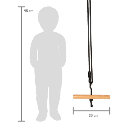 Ljuljačka s okomitim obručem Twist "Crna linija" - slika 5