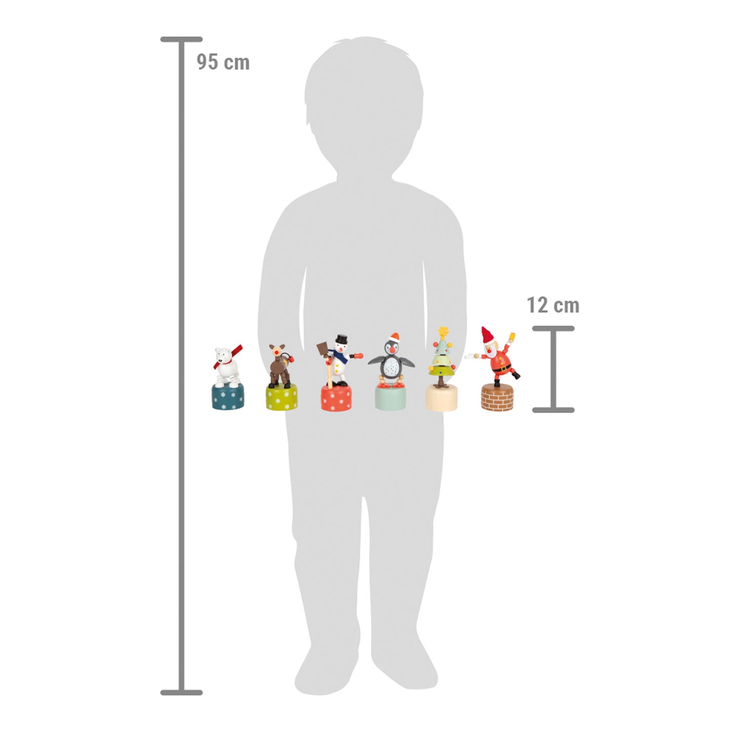 Ukrasna figura za ples za Božić i zimu - slika 4