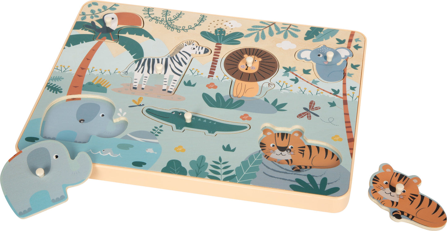 Puzzle "Zvukovi životinja - Safari" - slika 2