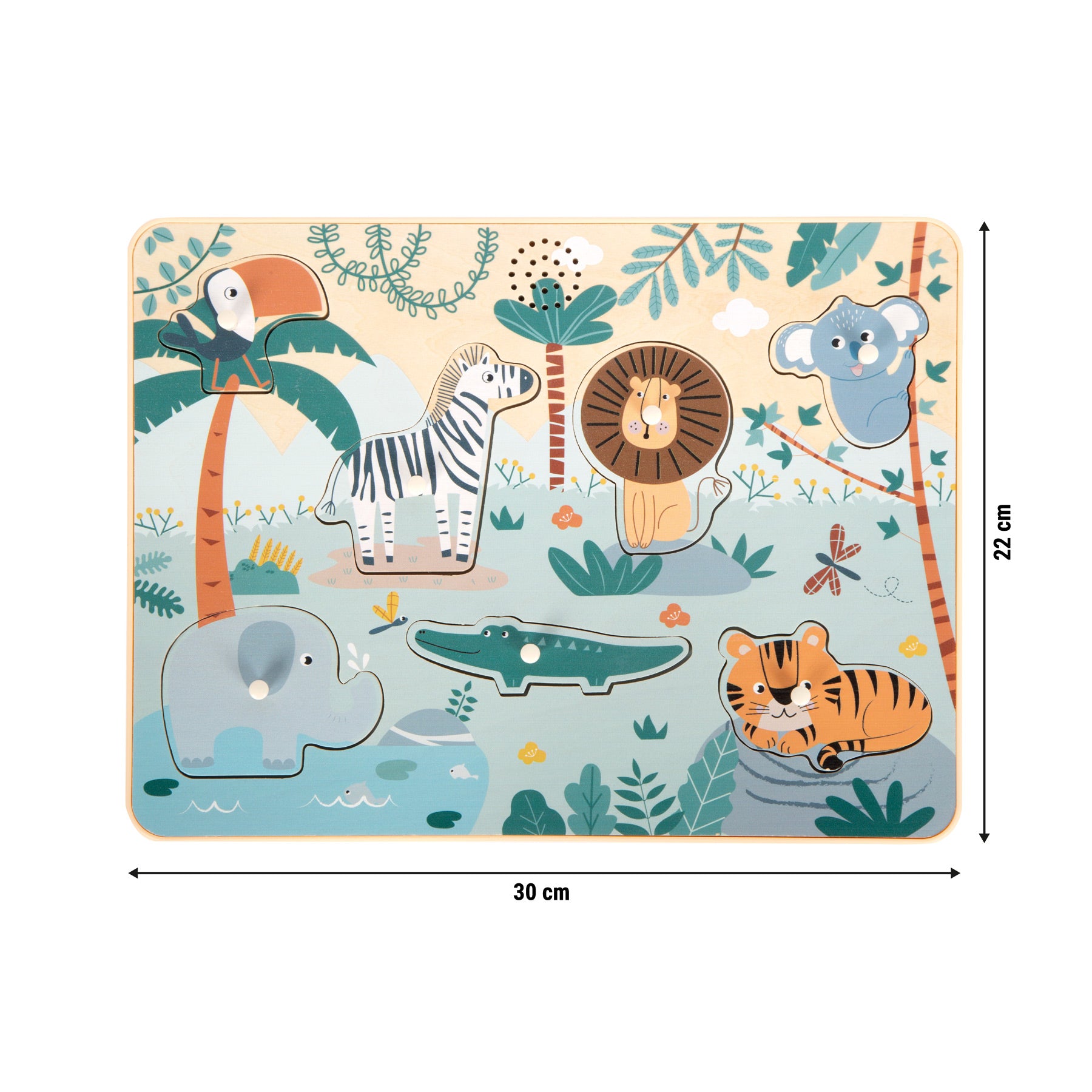 Puzzle "Zvukovi životinja - Safari" - slika 5