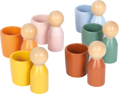 Montessori čaša za sortiranje s figurama - slika 3